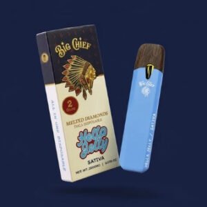 ⁠Big Chief 2G Melted Diamond Disposable packaging and vape device⁠