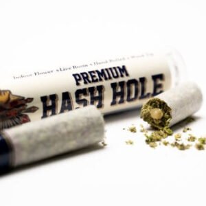 Infused Banana Big Chief Hash Hole pre-roll featuring Uzumaki and Banana Burger strains in 2G packaging