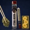 Infused Banana Big Chief Hash Hole pre-roll featuring Uzumaki and Banana Burger strains in 2G packaging